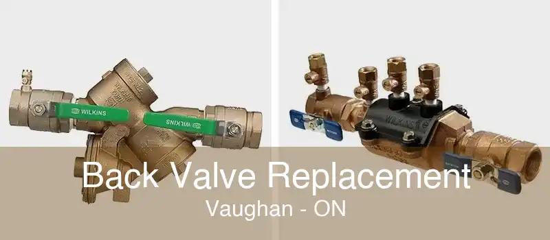 Back Valve Replacement Vaughan - ON