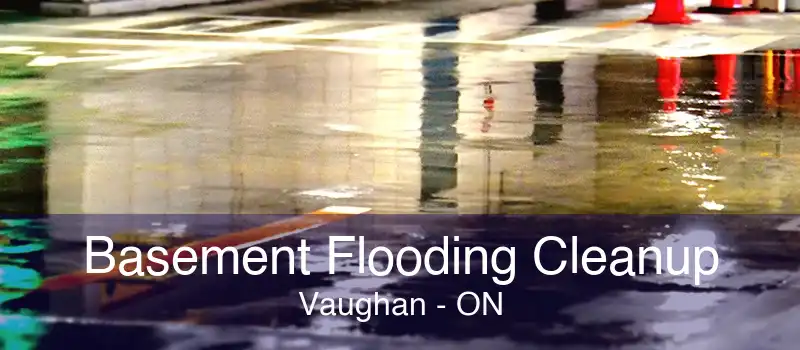 Basement Flooding Cleanup Vaughan - ON