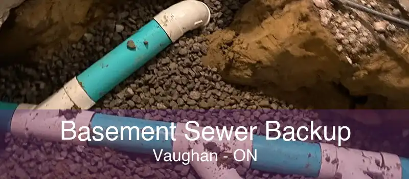 Basement Sewer Backup Vaughan - ON