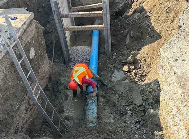 Sewer Pipe Burst Replacement in Vaughan, ON