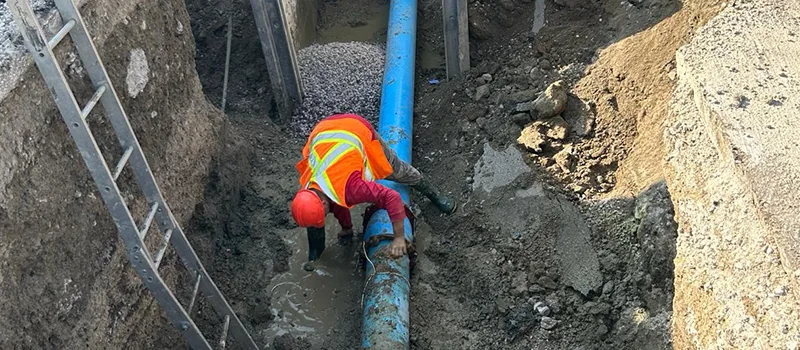 Main Water Pipe Replacement in Vaughan, ON