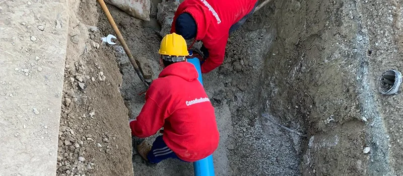 Pipe Replacement for Water Main Breaks in Vaughan, Ontario