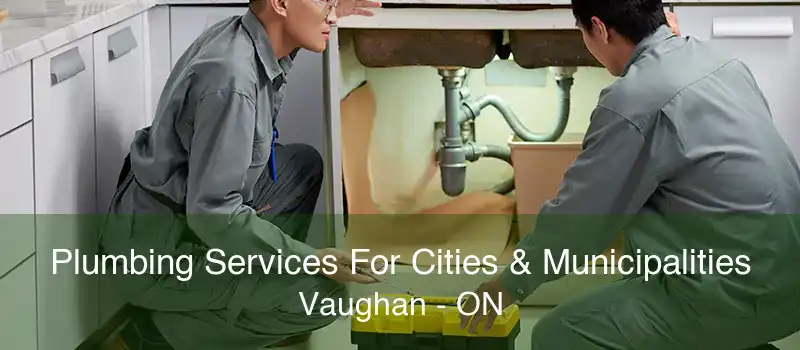 Plumbing Services For Cities & Municipalities Vaughan - ON