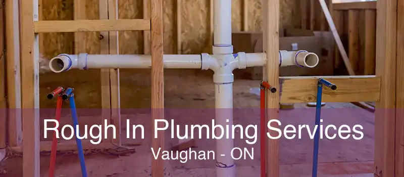 Rough In Plumbing Services Vaughan - ON